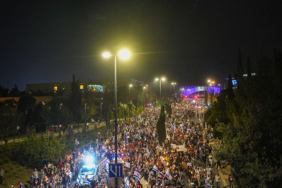 Israeli protests, protest against Israeli Prime Minister Benjamin Netanyahu