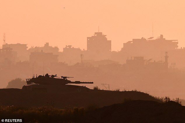 idf gaza border tank patrol