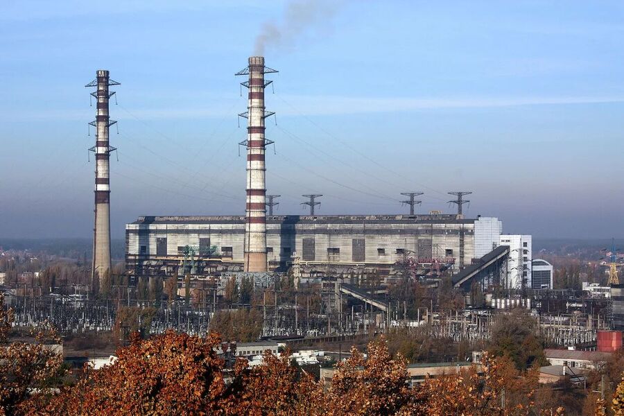 Kiev power plant Trypilska