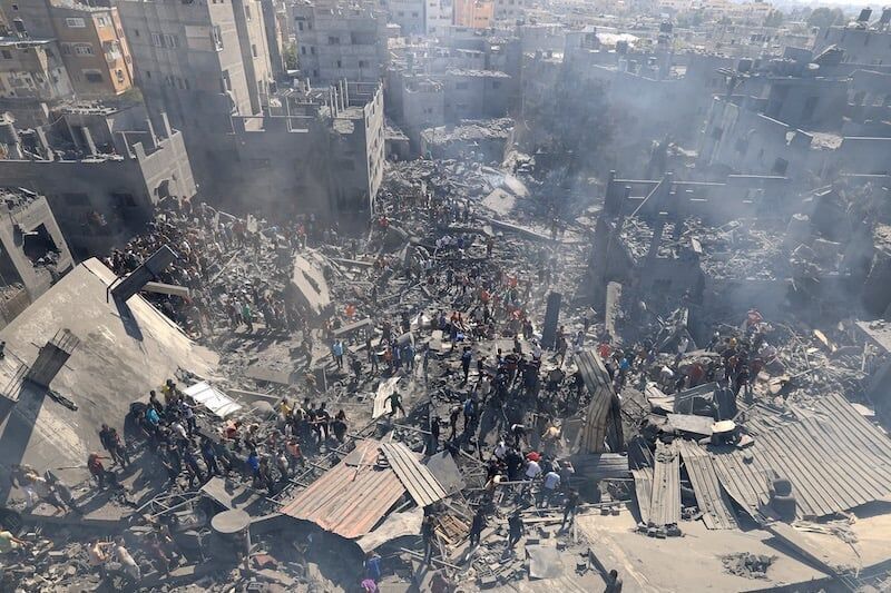 Gaza said at least 34,183 people have been killed in the territory
