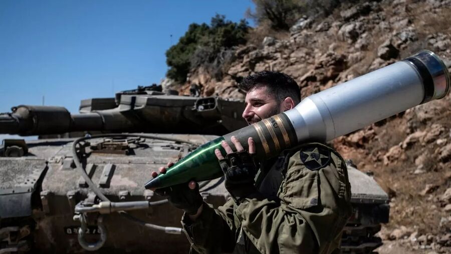Click to enlarge IDF artillery shell lebanon