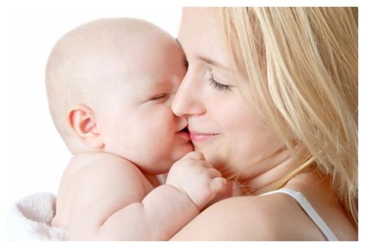 Click to enlarge Baby with Mum