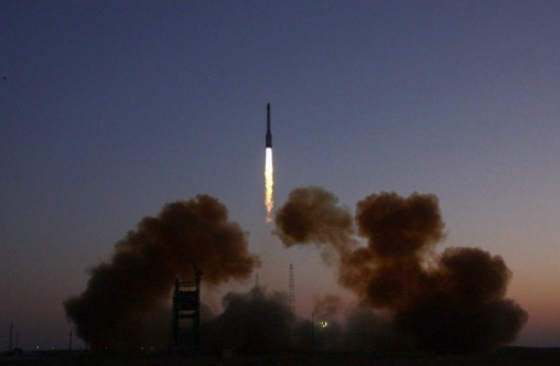 Click to enlarge Meridian satellite rocket