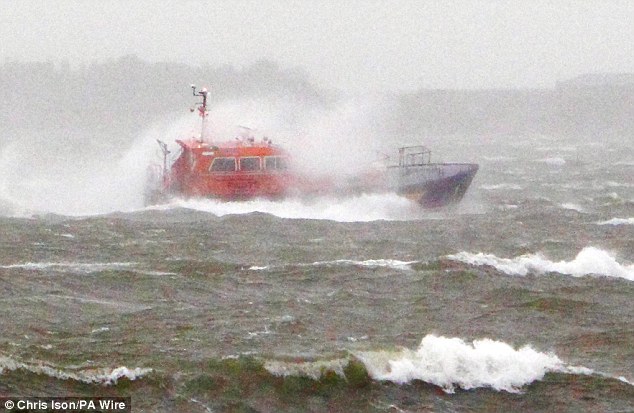 UK storm pilot boat