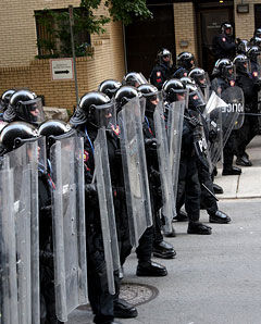 Click to enlarge G20 Protest Photos 2010