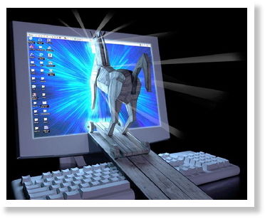 trojan horse computer graphic
