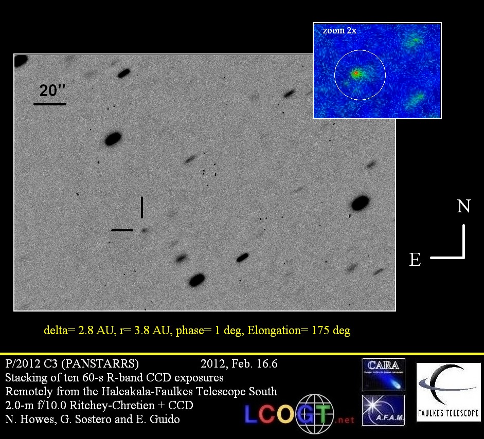 Click to enlarge Comet Pan-Starrs