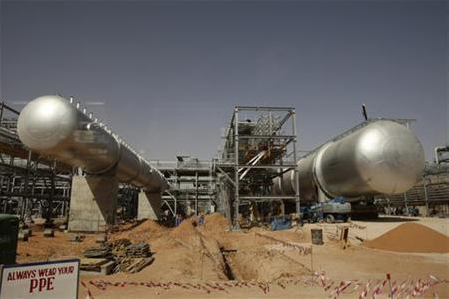 Click to enlarge Saudi oil field