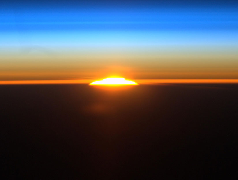 Sunset/Sunrise in Space