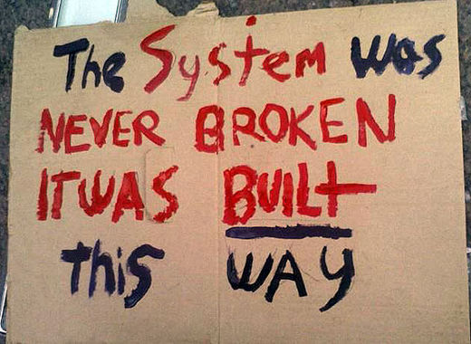 broken system