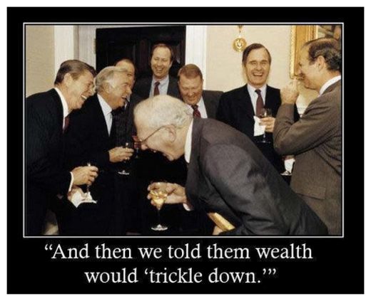 Click to enlarge Trickle Down Economy