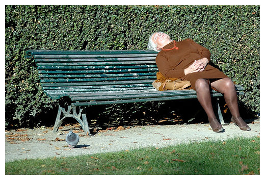 Woman on Bench