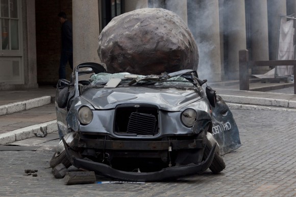 Click to enlarge Meteor Smashes Cab