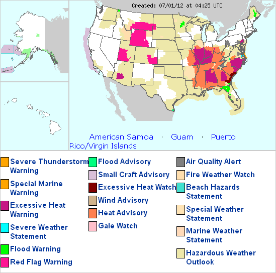 US Hazard Map