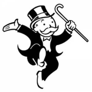 Click to enlarge Monopoly banker illus