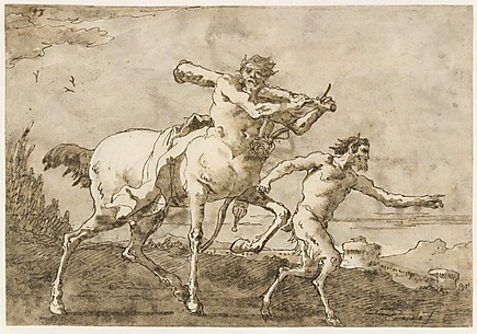 Click to enlarge Satyr and Centaur