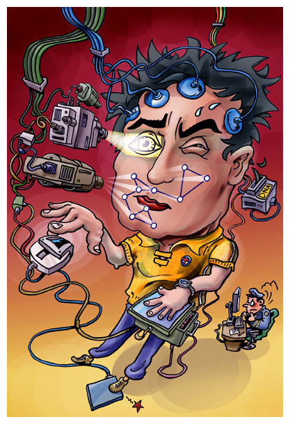 Click to enlarge Wired Man