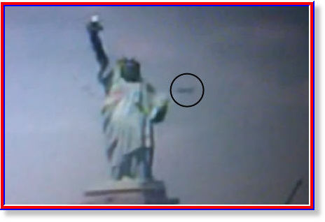 Click to enlarge Statue of Liberty ufo