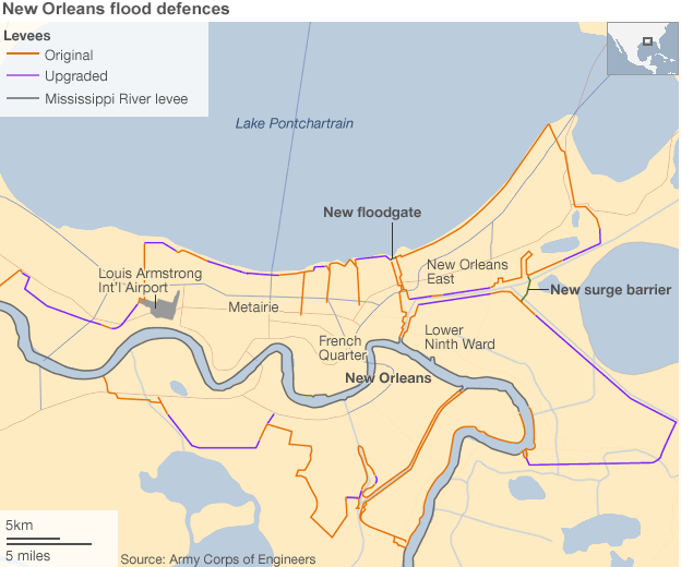 new orleans levees