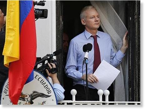Click to enlarge Julian Assange
