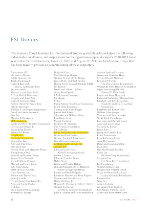 Stanford's 2011 FSI Annual Report