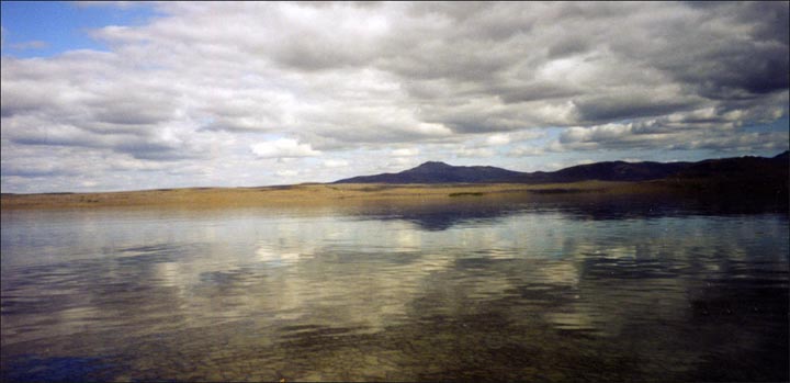 Labynkyr lake, Yakutia.