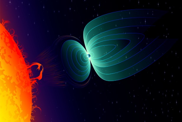 Earth's Magnetic Field and Solar Wind. 