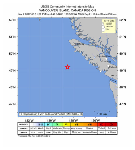 Click to enlarge Canada Quake_081112