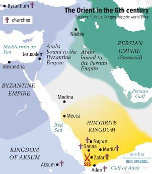 Map yemen christian kingdom