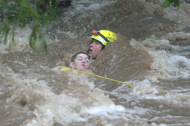 Rockhampton flood rescue