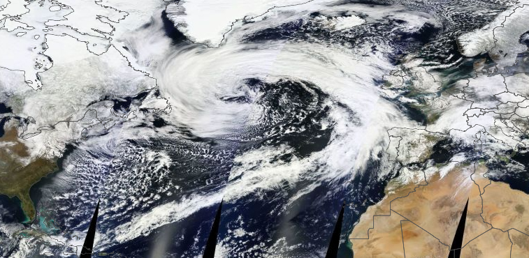 Click to enlarge Atlantic Storm