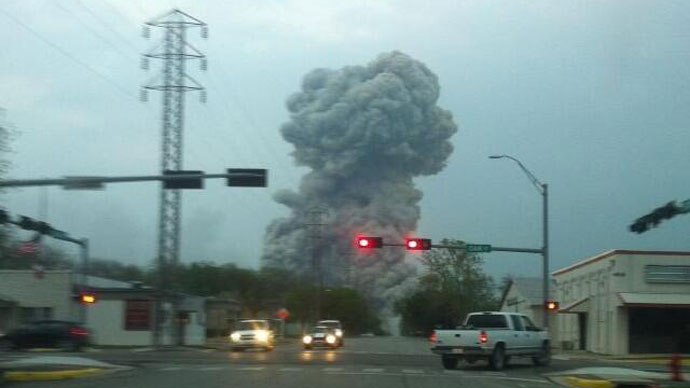 texas explosion