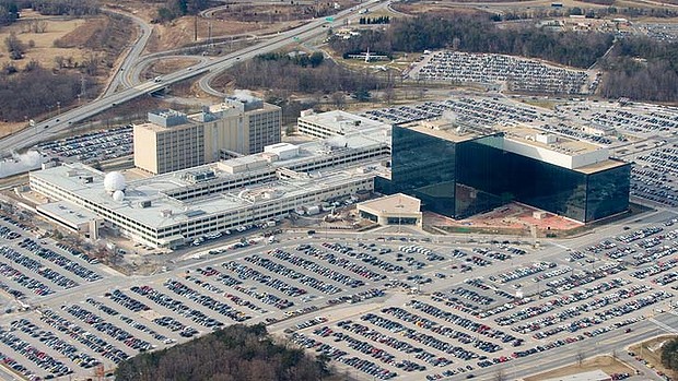 Click to enlarge NSA HQ