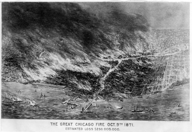 Could a comet have caused the Great Chicago Fire of 1871?