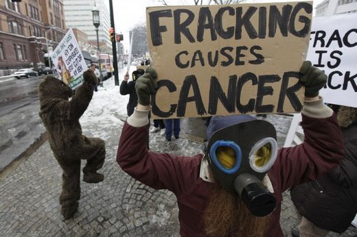 fracking protest