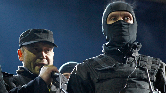 Dmytro Yarosh, a leader of the Right Sector 