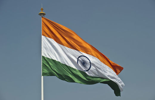 Click to enlarge flag of india