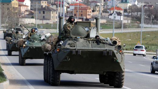 tanks in Crimea
