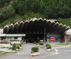 Mt Blanc tunnel entrance