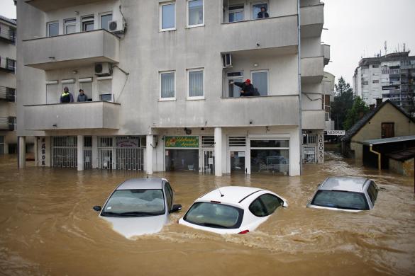 Click to enlarge Balkan floods 2