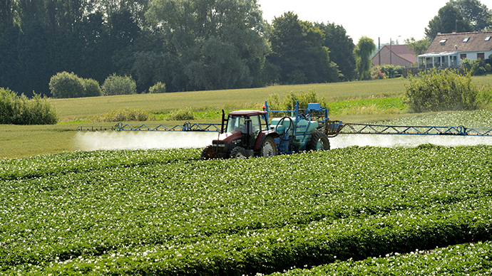 Pesticide spraying