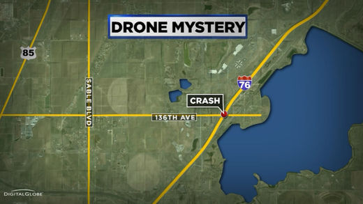 mystery drone crash