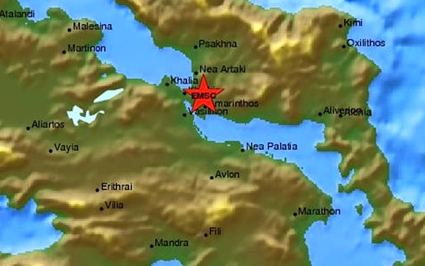 Earthquake 4.3 hits central Greece