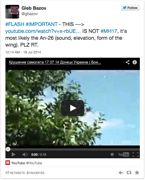 MH17 footage