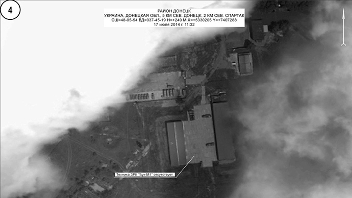 Click to enlarge No Buk missile defense units in Donetsk Region