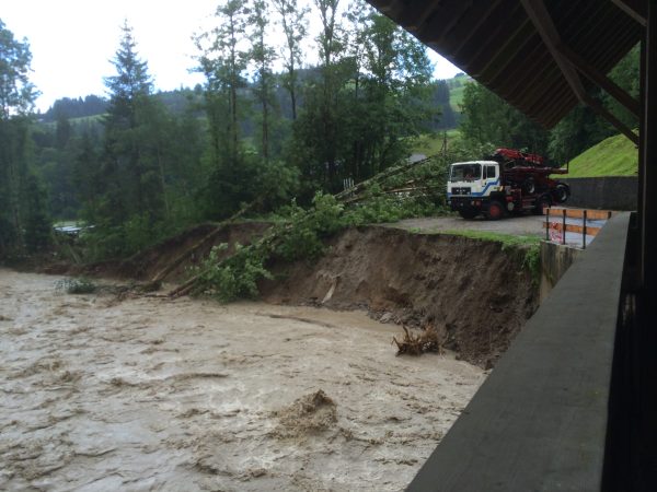 Emmental flood 2014 Switzerland