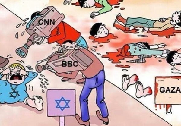 israel gaza through the media