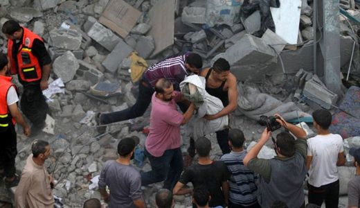 Gaza bombed
