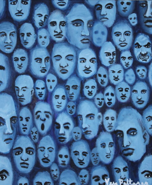 blue heads