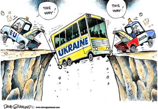 Russia EU Ukraine cartoon